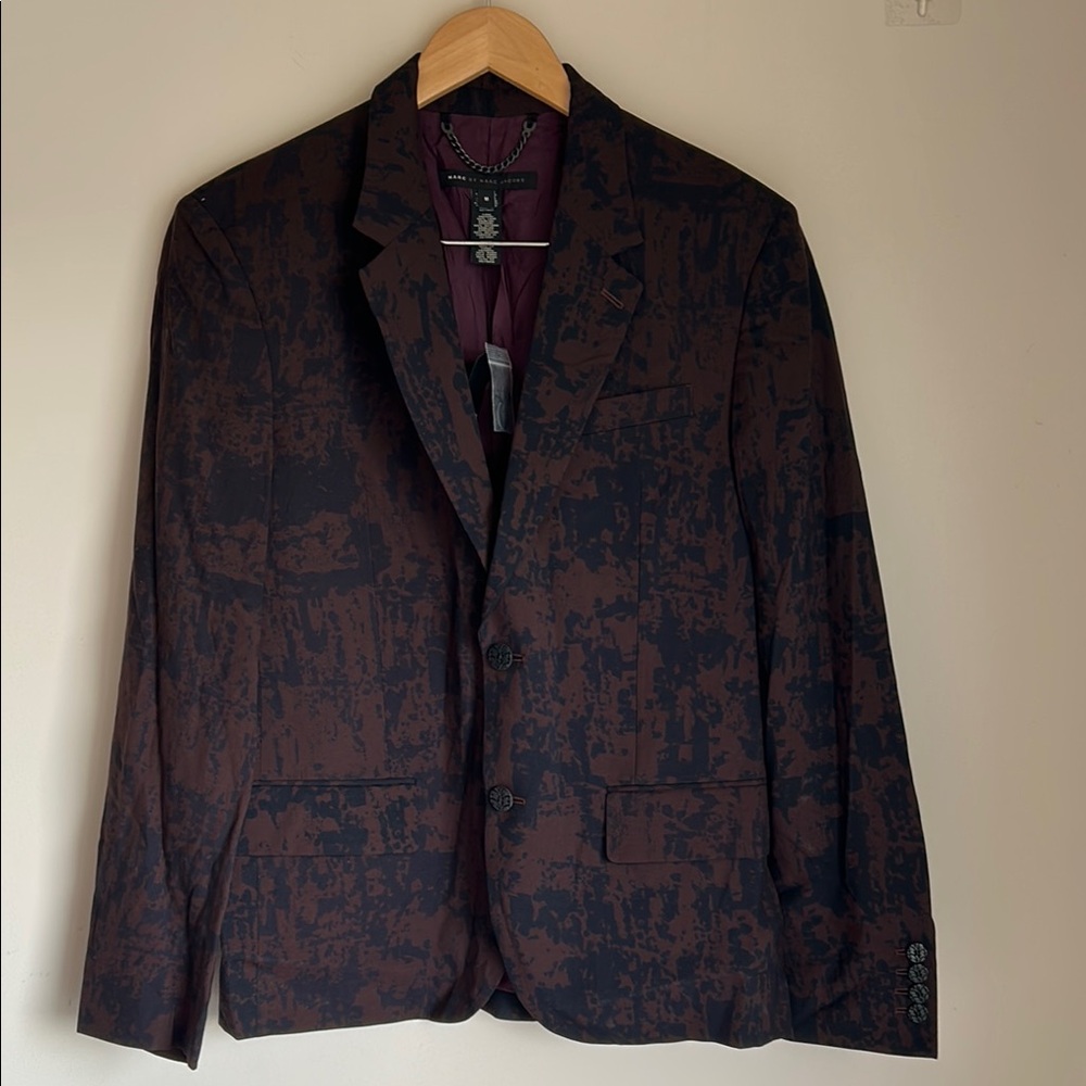 Marc By Marc Jacobs Black and Brown Blazer Contemporary Style